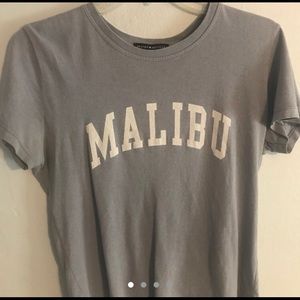 Brandy Melville Blue Malibu graphic Tee